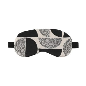 MASCHERA DA VIAGGIO IN VELLUTO STAMPATO