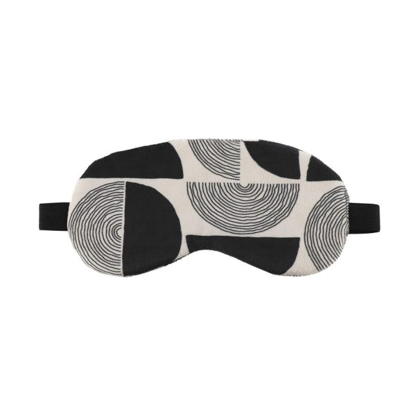 MASCHERA DA VIAGGIO IN VELLUTO STAMPATO