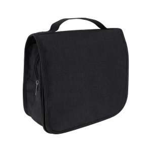 BEAUTY CASE IN POLIESTERE CON CERNIERA E CHIUSURA IN VELCRO
