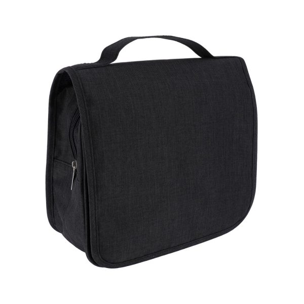 BEAUTY CASE IN POLIESTERE CON CERNIERA E CHIUSURA IN VELCRO