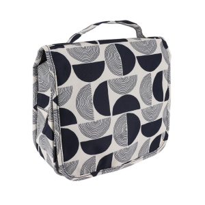 BEAUTY CASE IN POLIESTERE CON CERNIERA E CHIUSURA IN VELCRO