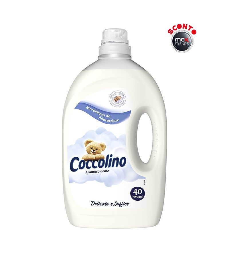 COCCOLINO – Ammorbidente Delicato & Soffice  – 3 Lt
