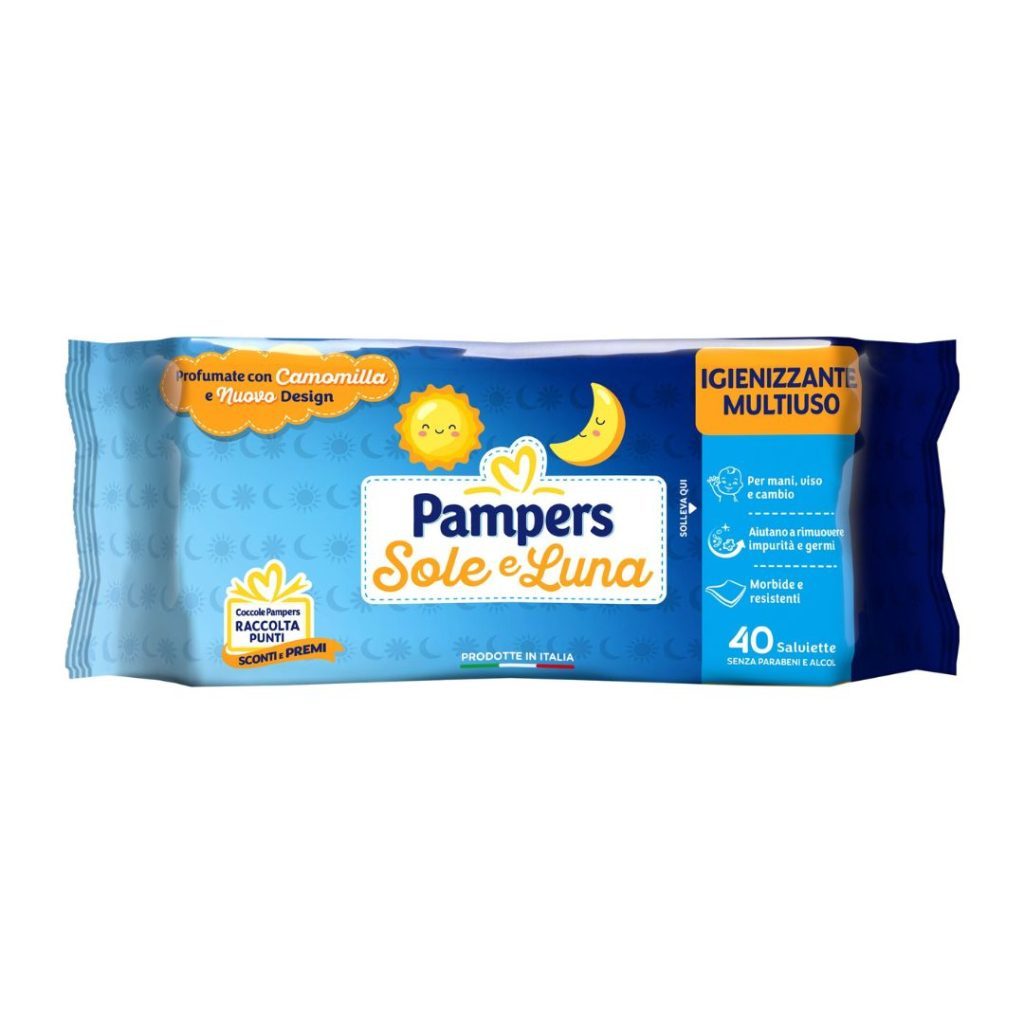 PAMPERS – Salviette Soleluna  – 40 Pz