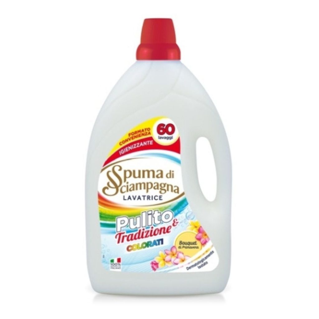 SPUMA DI SCIAMPAGNA – Detersivo Lavatrice Giardino Fiorito  – 60 Lav