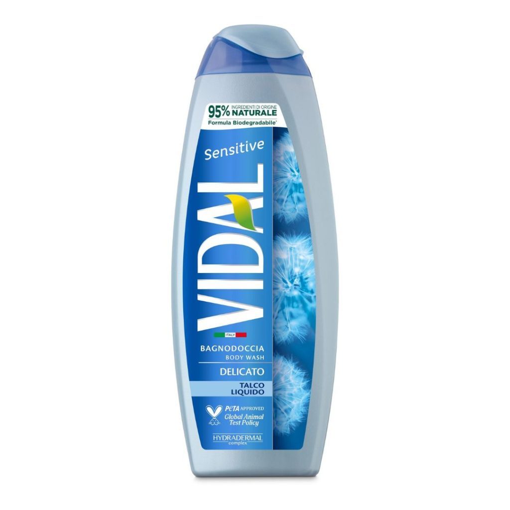 VIDAL – Bagno Schiuma Talco Sensitive – 500 Ml