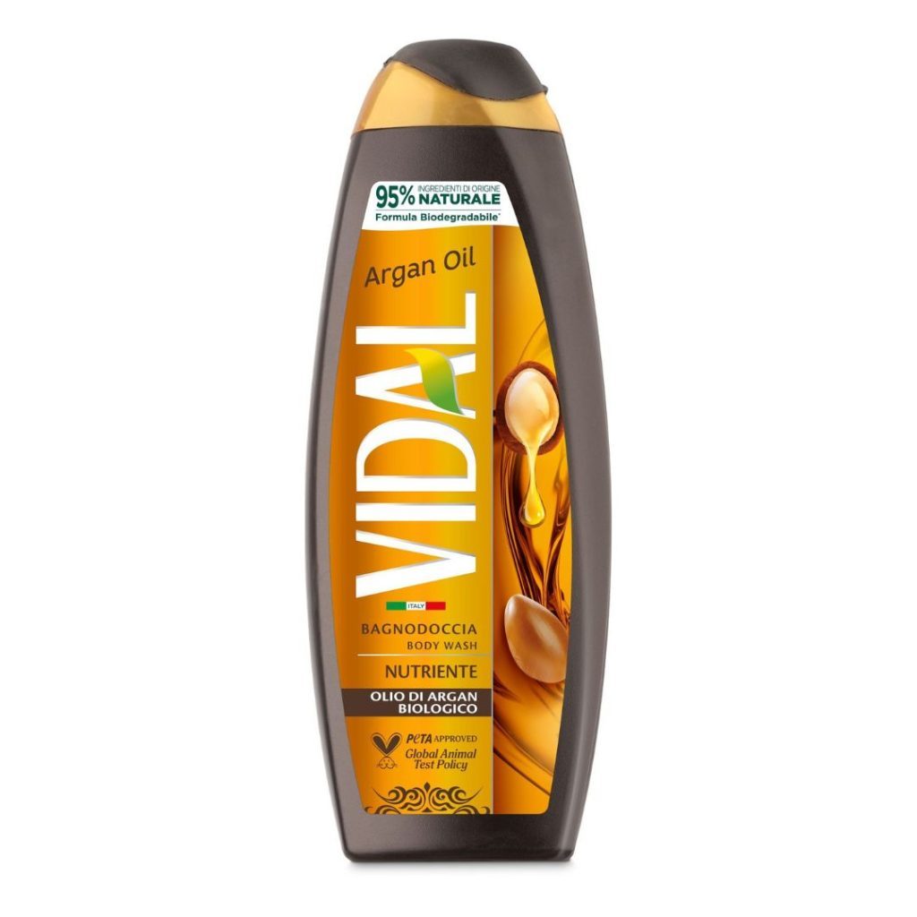 VIDAL – Bagno Schiuma Olio Argan – 500 Ml