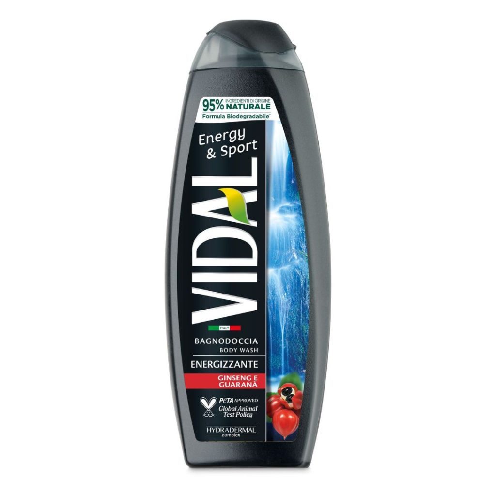 VIDAL – Bagno Schiuma Energy Sport – 500 Ml