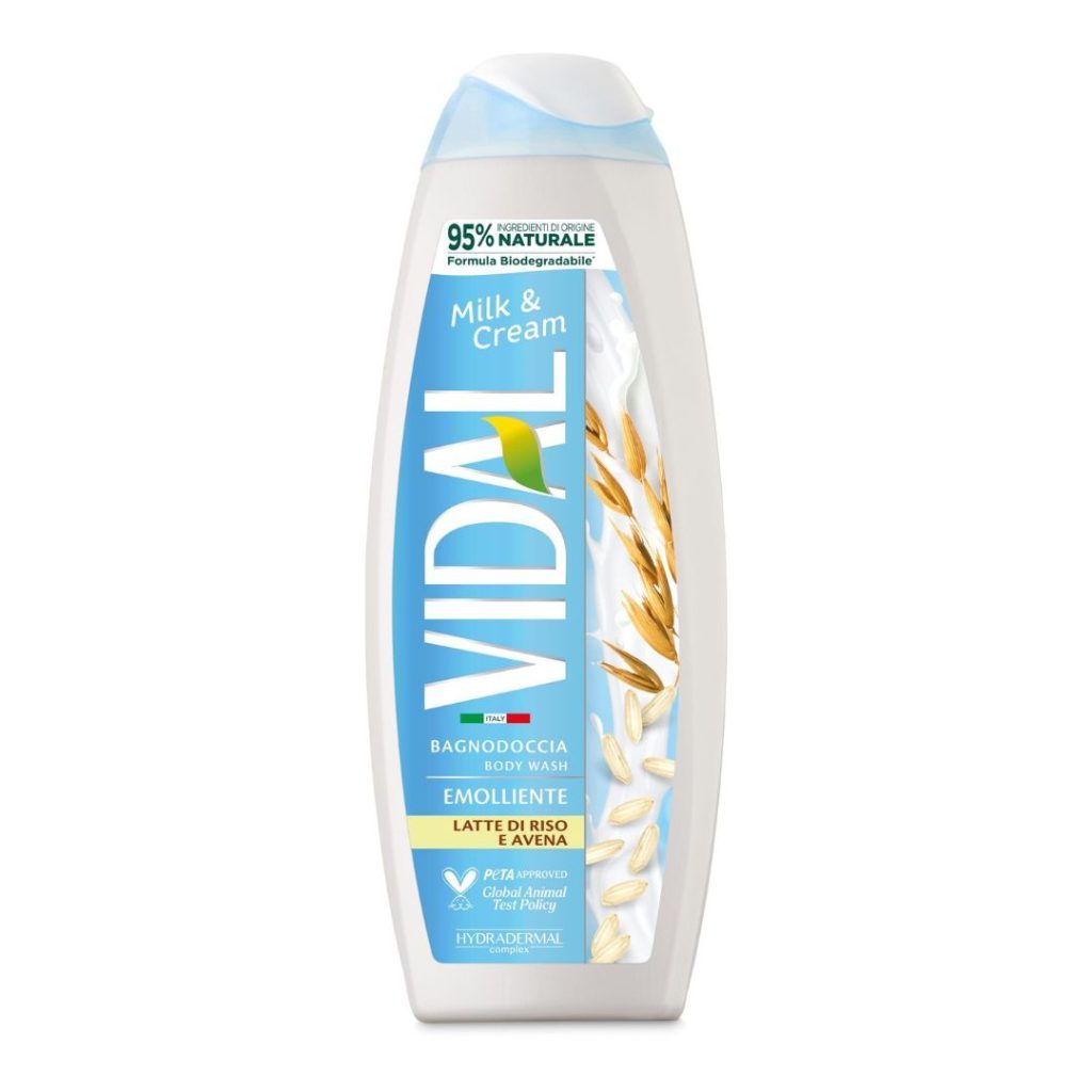 VIDAL – Bagno Schiuma Milk & Cream – 500 Ml