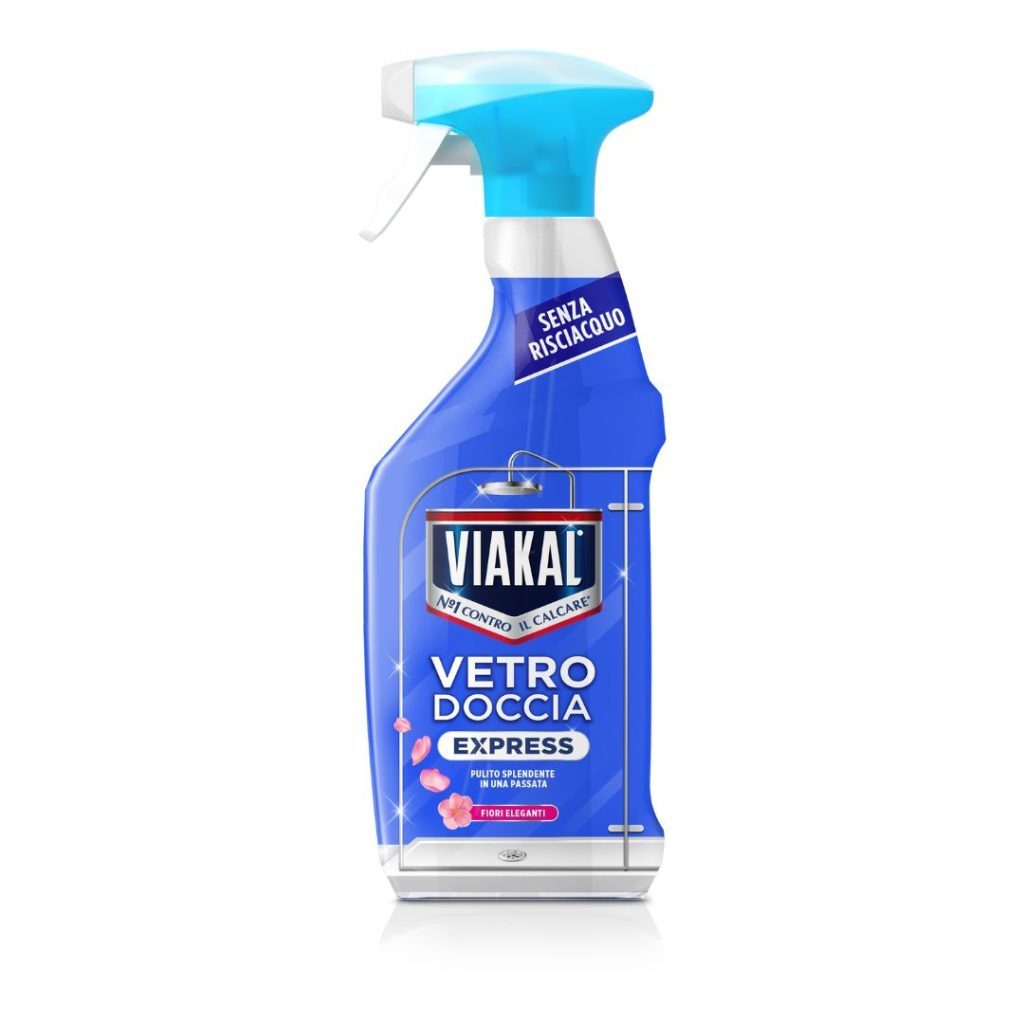 VIAKAL – Spray Bagno Express Vetro Doccia – 470 Ml