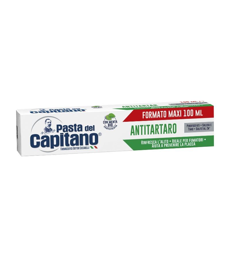 PASTA DEL CAPITANO – Dentifricio Antitartaro Bio – 100Ml
