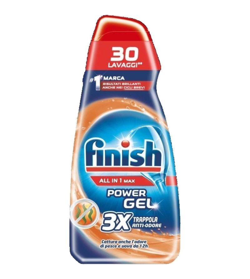 FINISH POWER GEL – All In 1 Max Antiodore – 600Ml