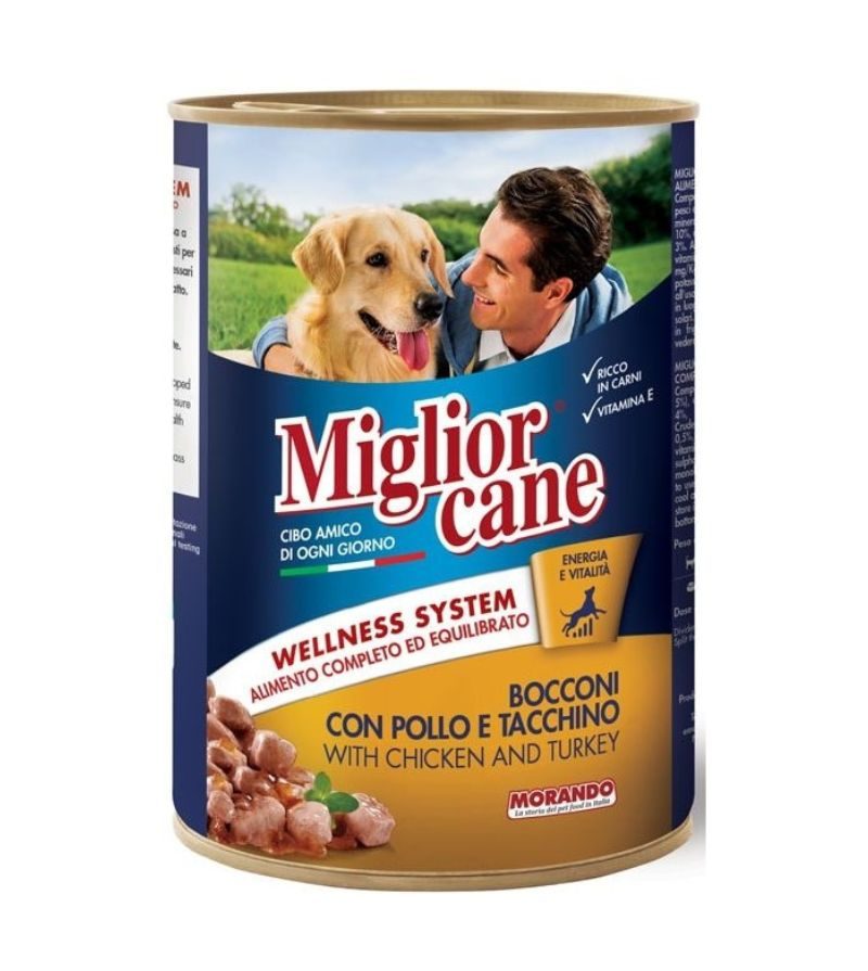 MIGLIOR CANE – Bocconi Pollo/Tacchino – 405Gr