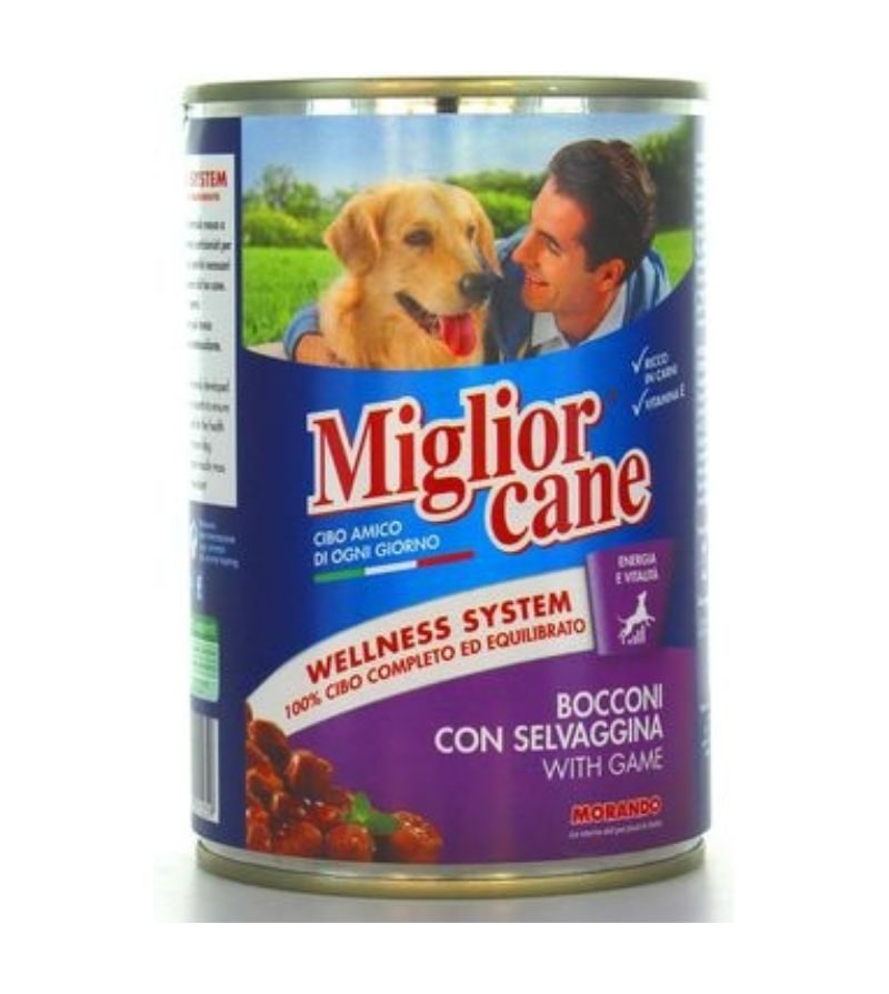 MIGLIOR CANE – Bocconi Selvaggina – 405Gr