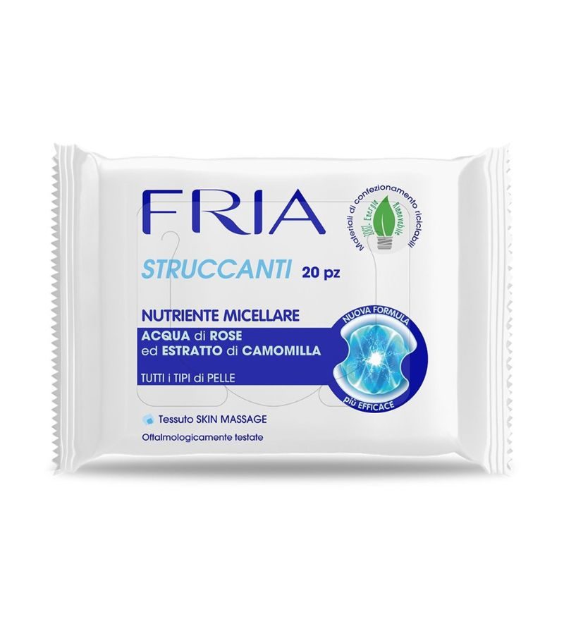 FRIA – Salviette Struccanti Micellare Classica – 20Pz