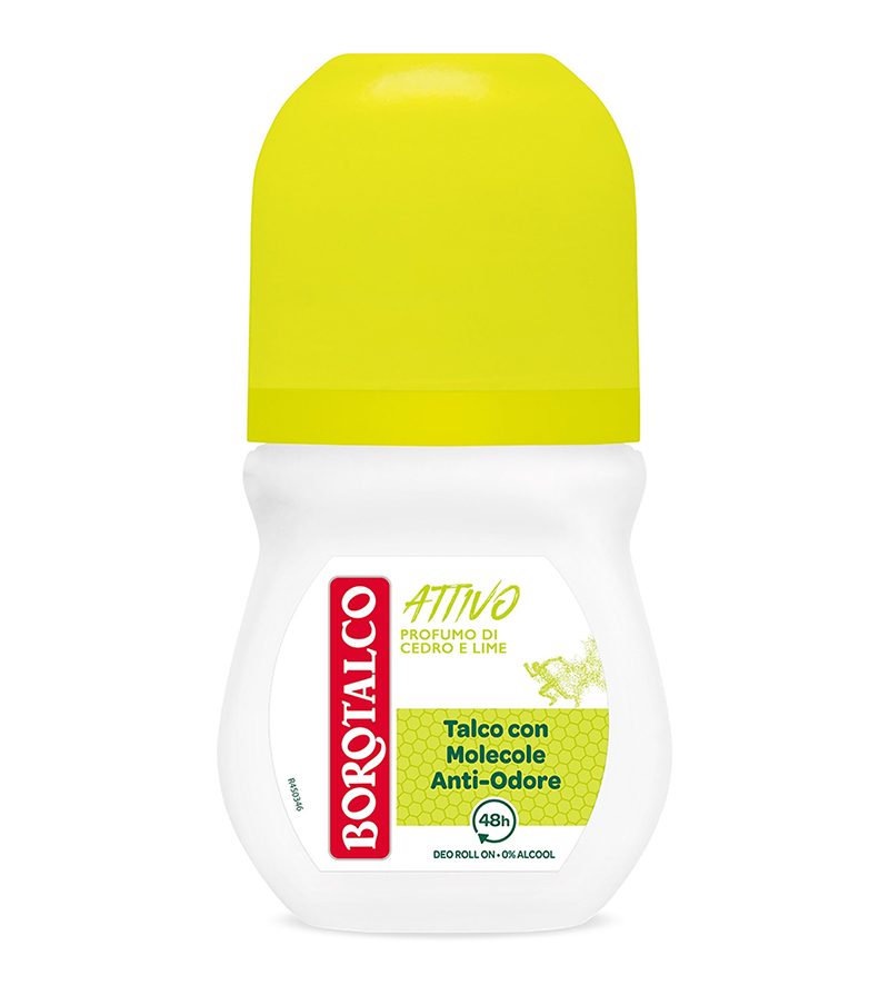 BOROTALCO – Deo Roll On Attivo Giallo – 50Ml
