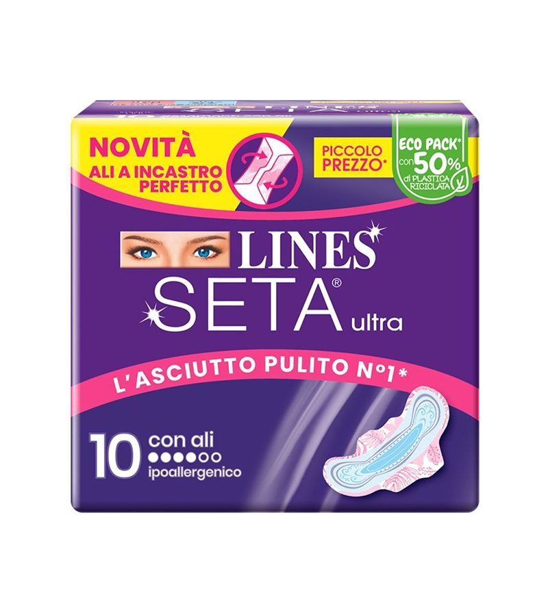 LINES SETA ULTRA – Con Ali – 10Pz