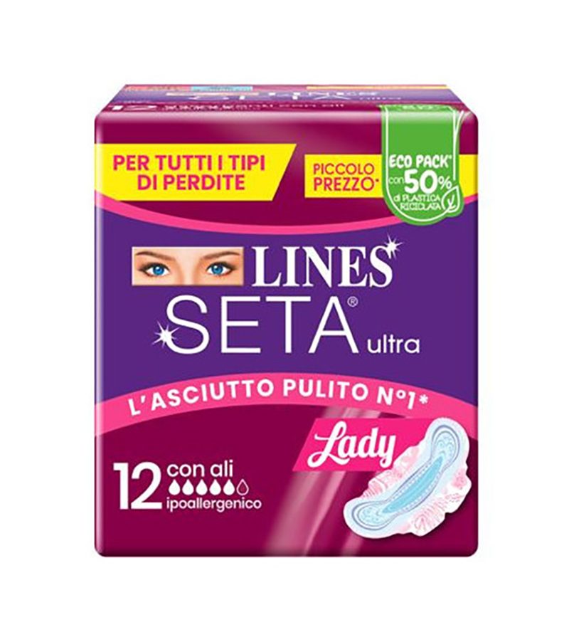 LINES SETA ULTRA – Lady Con Ali – 12Pz