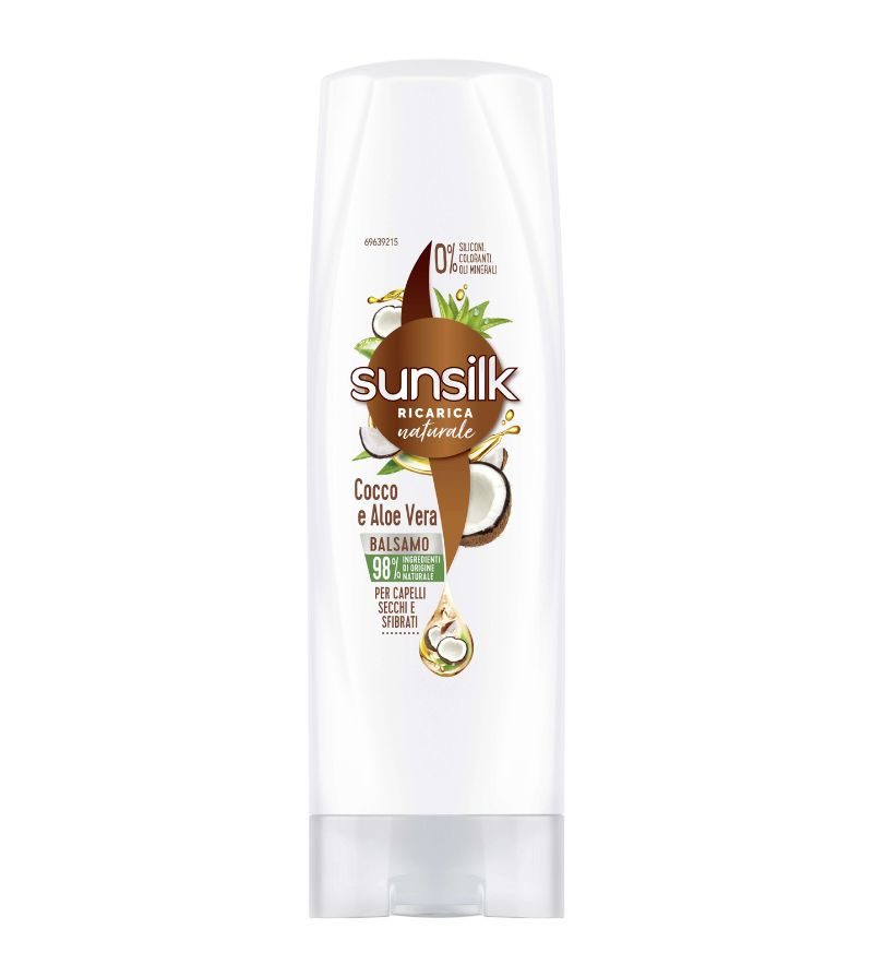 SUNSILK – Balsamo 200Ml Capelli Secchi Cocco&Aloe Vera – 200Ml
