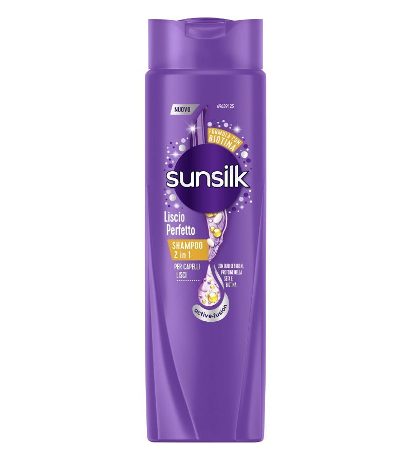 SUNSILK – Shampoo 2In1 Capelli Lisci – 250Ml