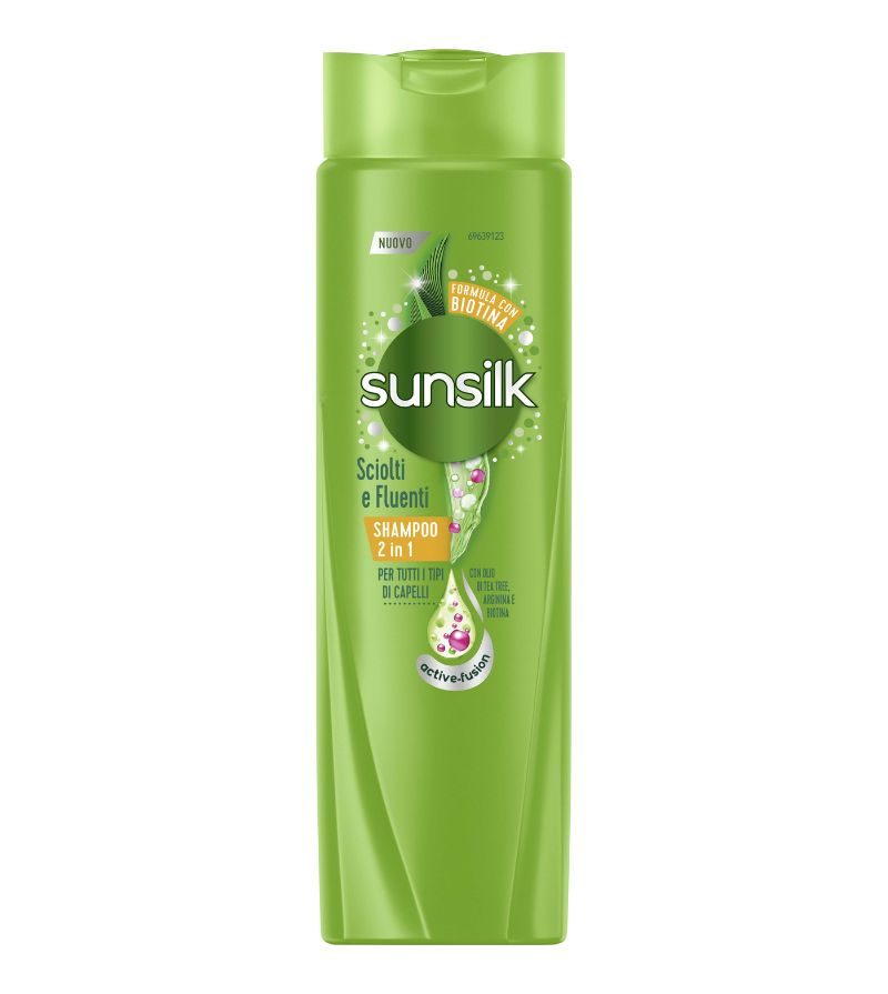 SUNSILK – Shampoo 2In1 Capelli Sciolti E Fluenti – 250Ml