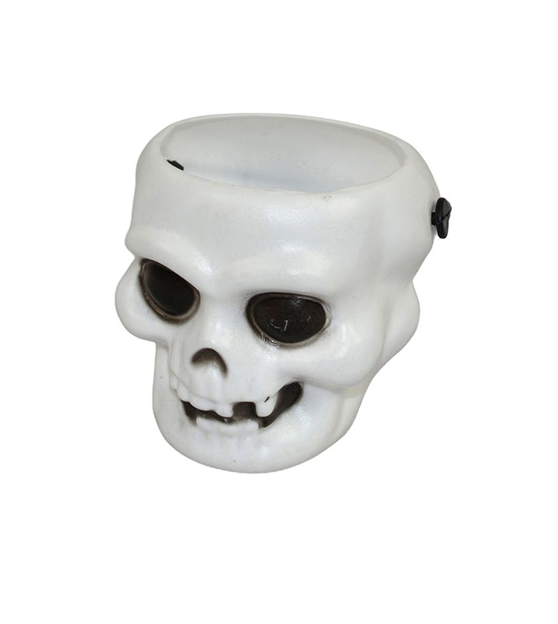 DECORAZIONE HALLOWEEN – Teschio Portacandela Da Appendere 4Pz