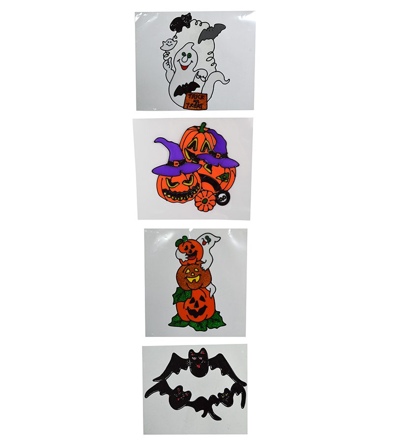 VETROFANIA HALLOWEEN – 4 Soggetti Assortiti  23Cm