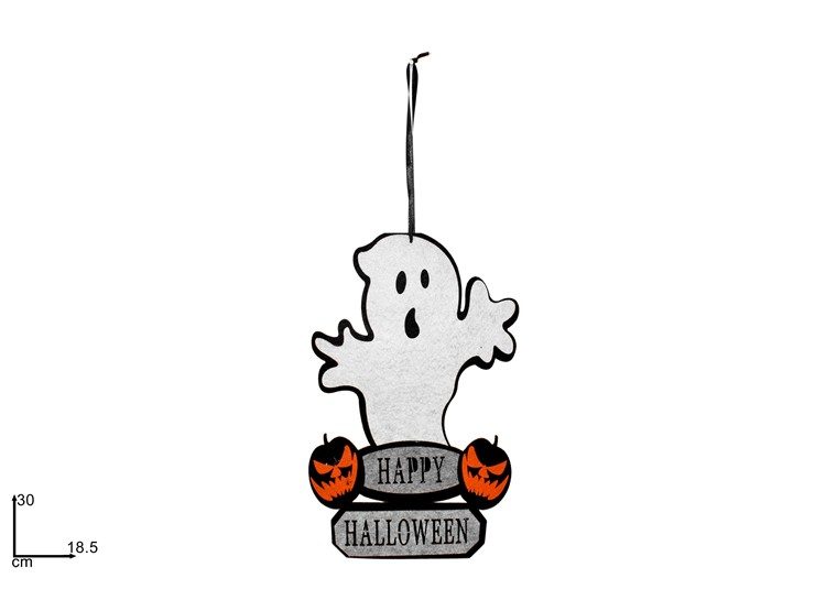 DECORAZIONE HALLOWEEN – Fantasma Happy Halloween Da Appendere