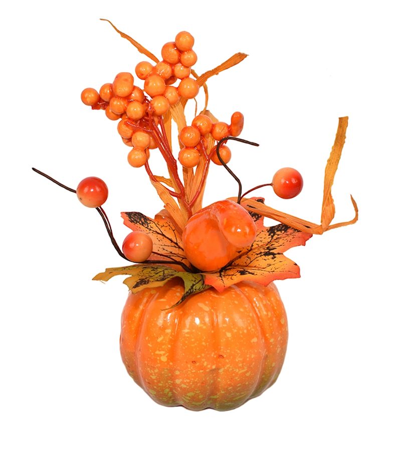 DECORAZIONE HALLOWEEN – 3 Zucche Assortite