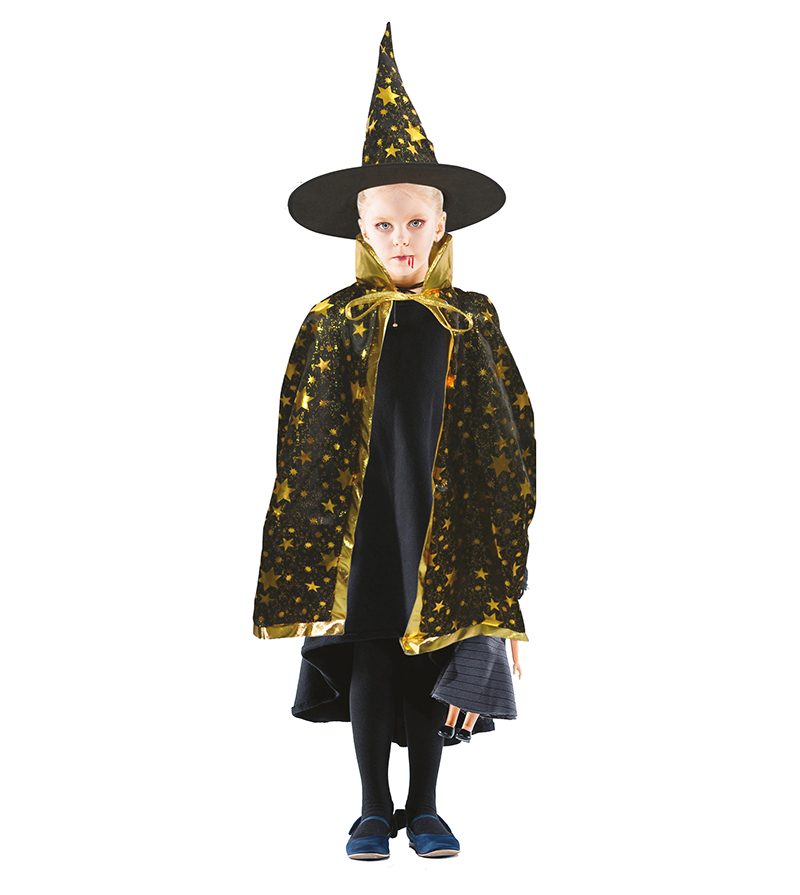 COSTUME HALLOWEEN – Mantello E Cappello Bambino