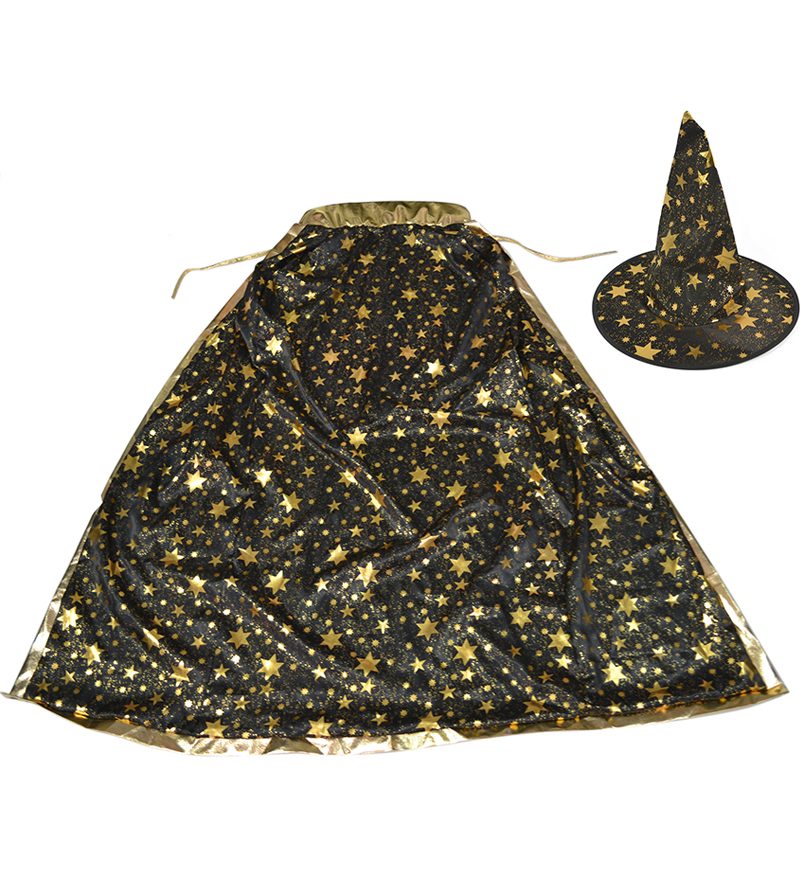 COSTUME HALLOWEEN – Mantello E Cappello Halloween Adulto 2 Colori