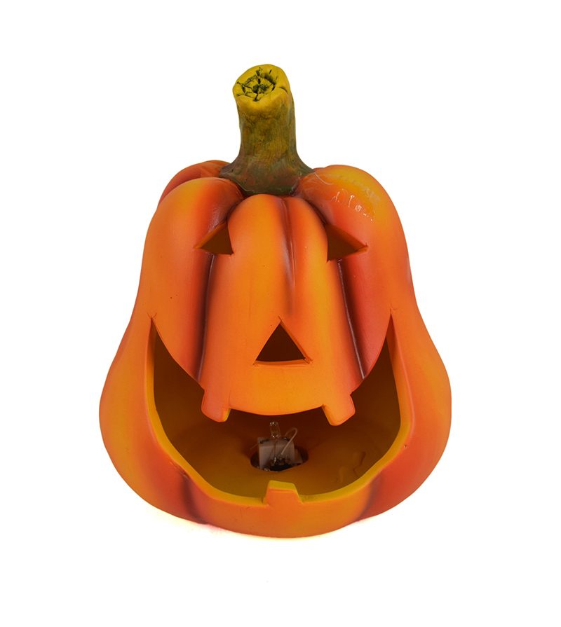 DECORAZIONE HALLOWEEN – Zucca Con Luce 21Cm