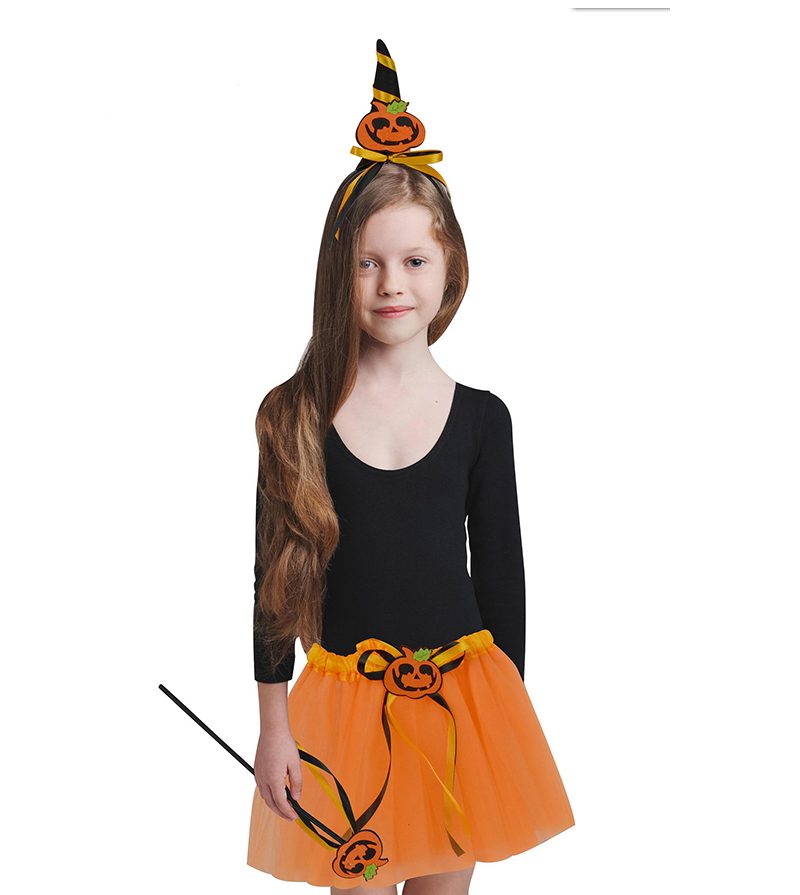 COSTUME HALLOWEEN – Gonna Con Cerchietto E Bacchette Bambina