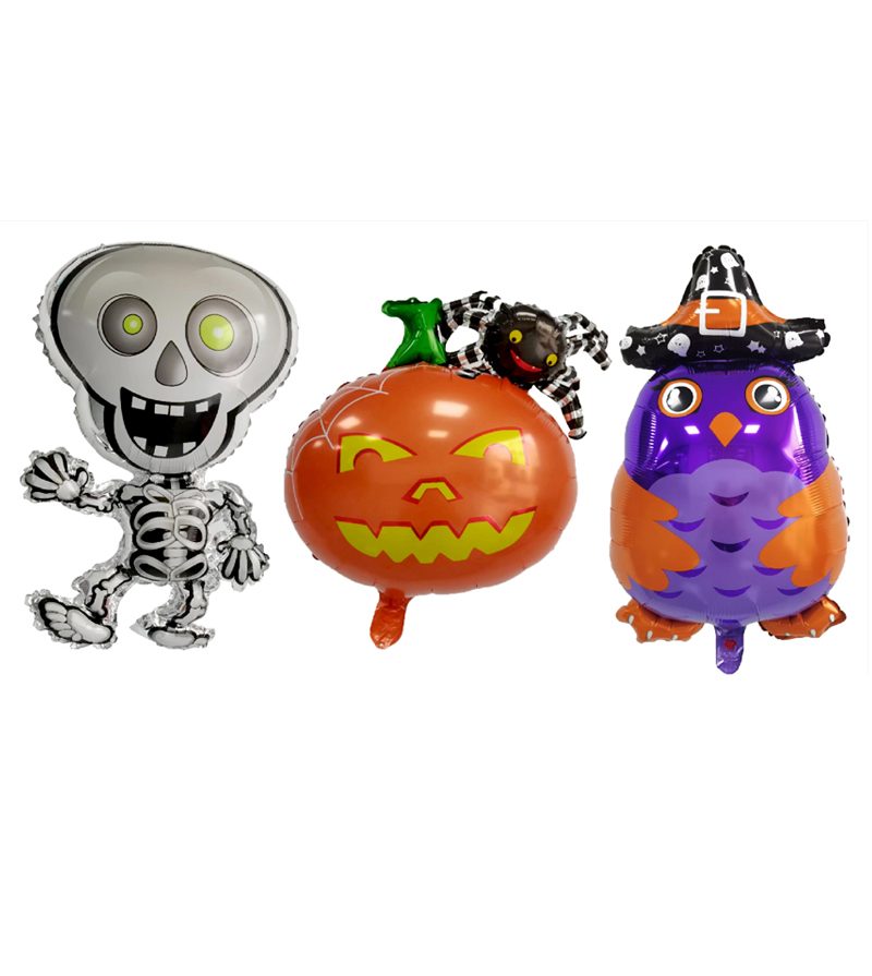 DECORAZIONE HALLOWEEN – Pallone Elio 3 Soggetti Assortiti