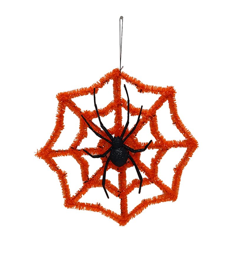 DECORAZIONE HALLOWEEN – Ragnatela Con Ragno Da Appendere