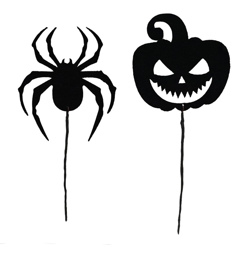 DECORAZIONE HALLOWEEN – 2 Soggetti In Feltro Assortiti 6 Pz