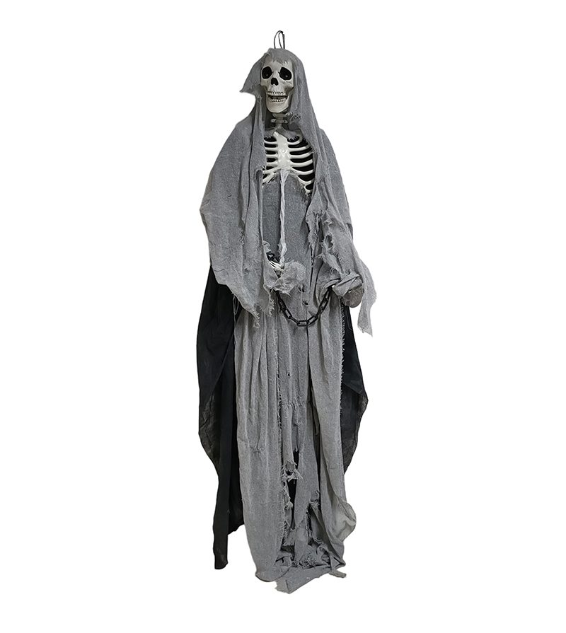 DECORAZIONE HALLOWEEN – Mostro Scheletro Con Luce 190Cm 2 Colori