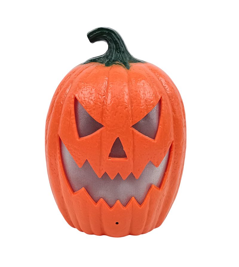 DECORAZIONE HALLOWEEN – Zucca Con Luce Suono E Sensore Di Movimento