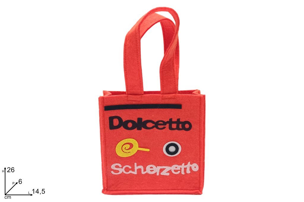 ACCESSORI HALLOWEEN – Borsetta In Feltro Dolcetto Scherzetto