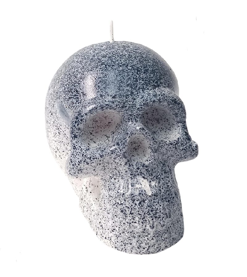 DECORAZIONE HALLOWEEN – Candela Teschio 100Gr 3 Modelli