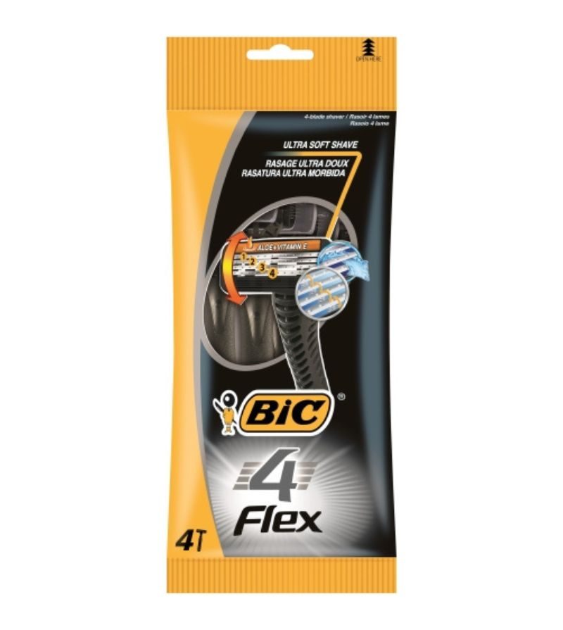 BIC – Rasoio Flex 4 Lame – 4 Pz