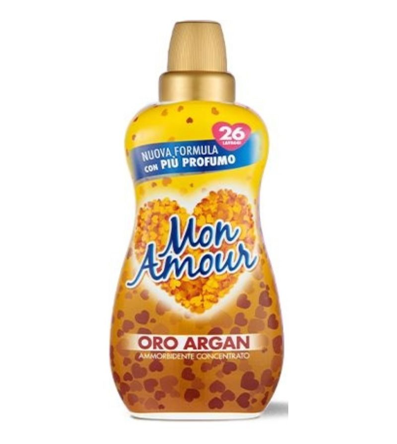 MON AMOUR – Ammorbidente Oro & Argan – 650 Ml