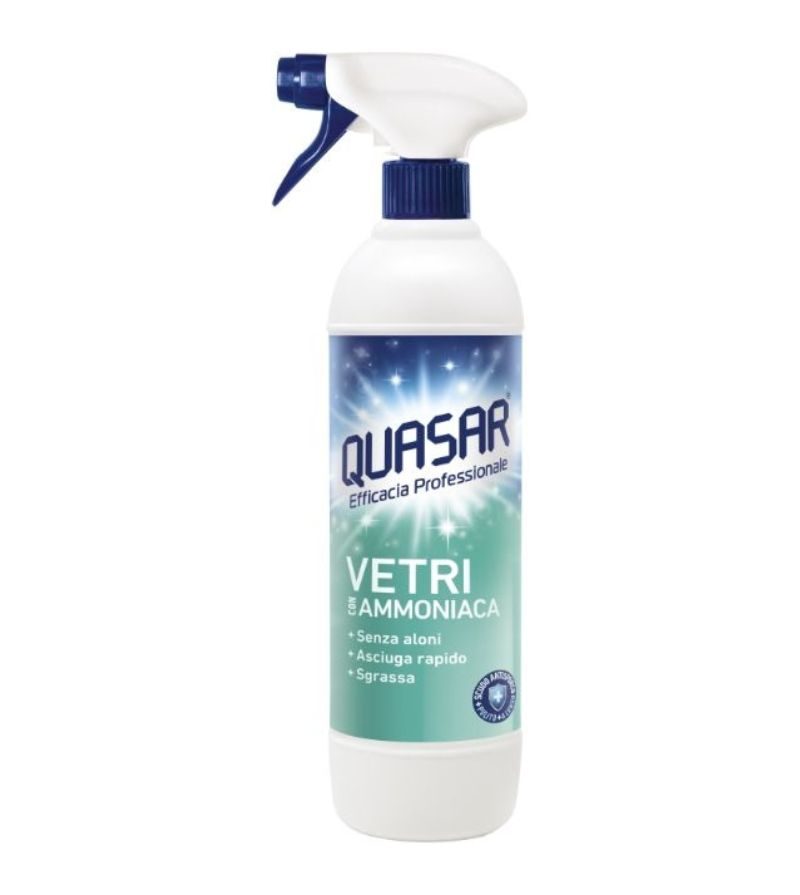 QUASAR – Spray Vetri Ammoniaca – 580 Ml