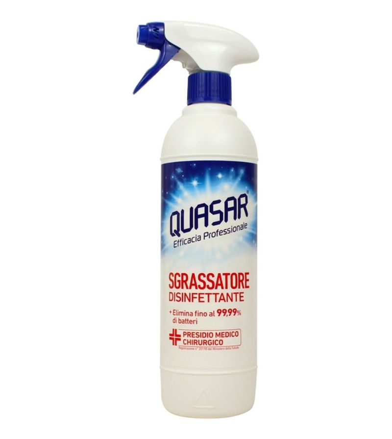 QUASAR – Spray Sgrassatore Disinfettante – 580 Ml