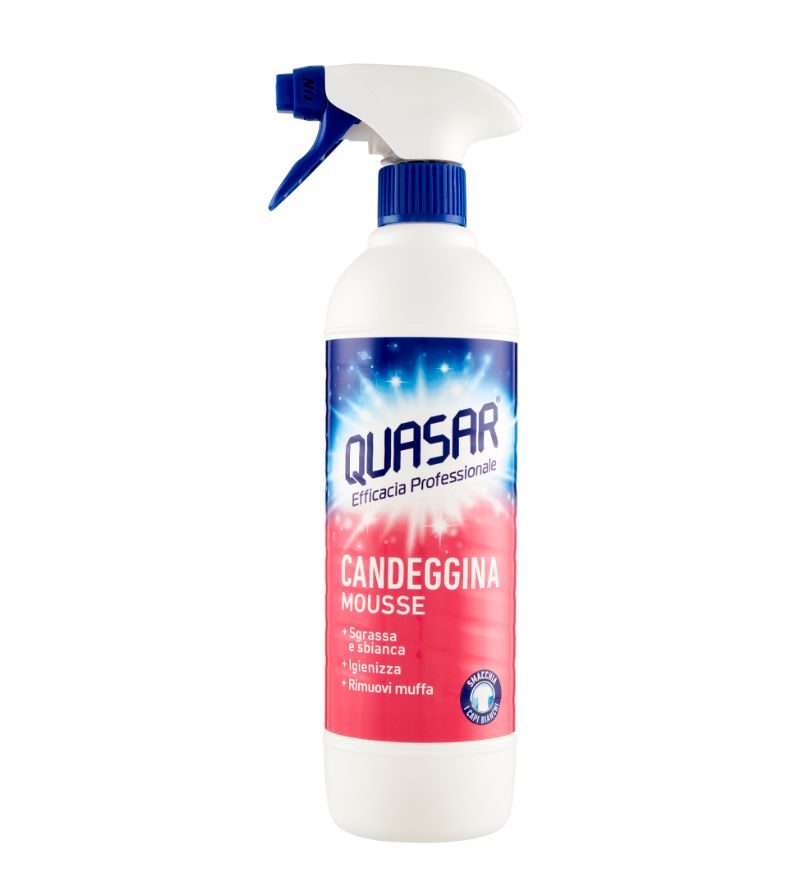 QUASAR – Spray Sgrassatore Candeggina – 580 Ml