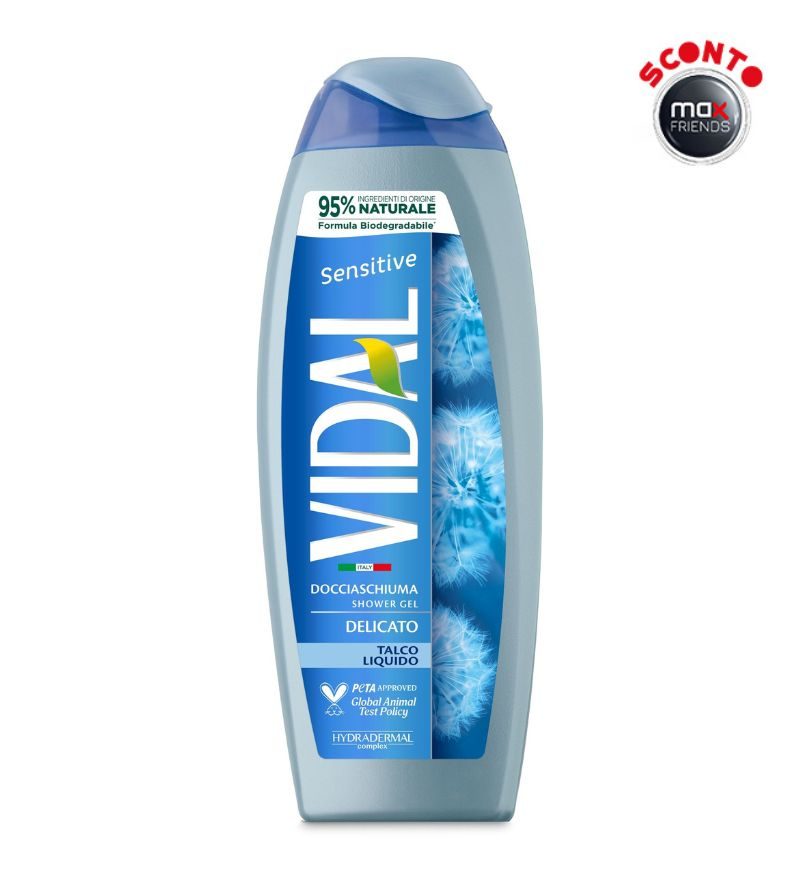 VIDAL – Bagnodoccia Talco – 250 Ml