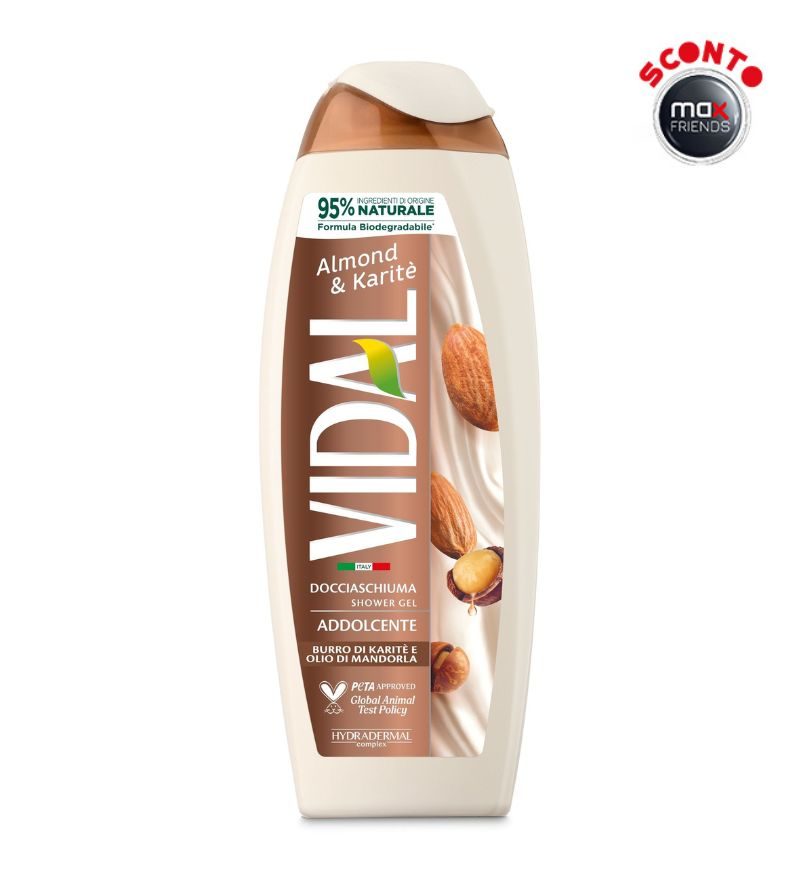 VIDAL – Bagnodoccia Almond & Karite – 250 Ml