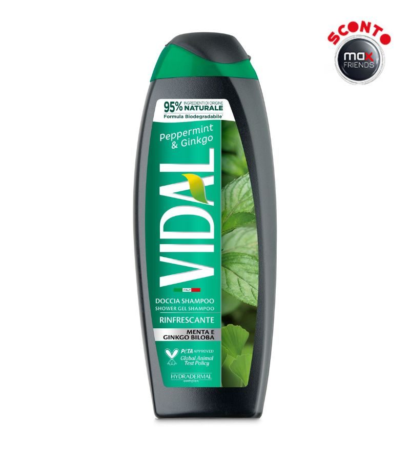 VIDAL – Bagnodoccia Mint & Ginkgo – 250 Ml