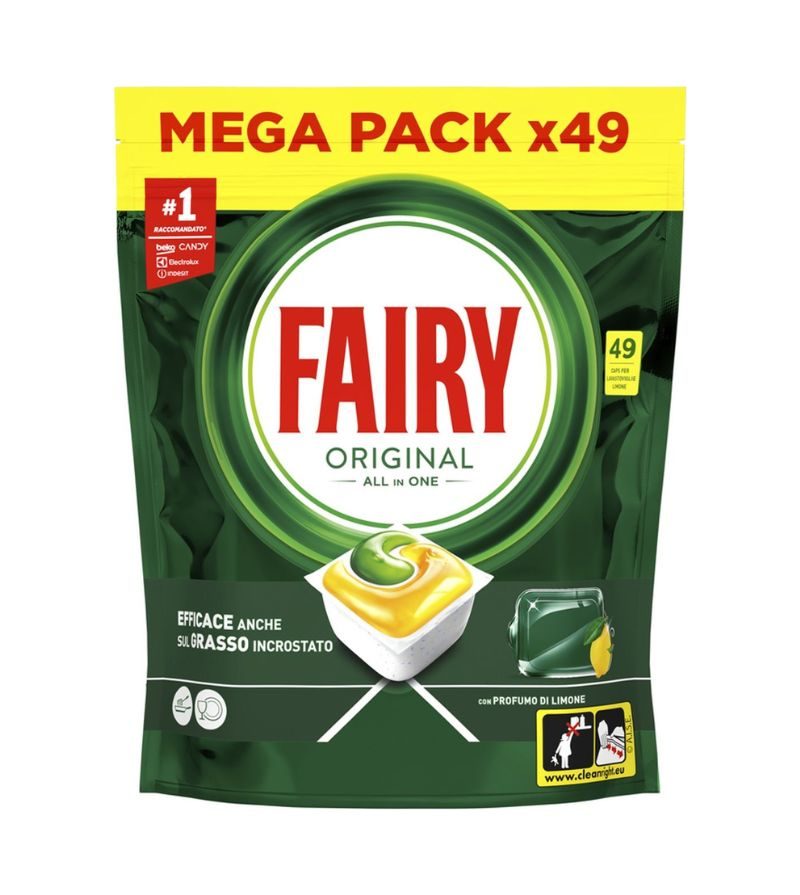 FAIRY – Original Caps Lemon – 49 Pz