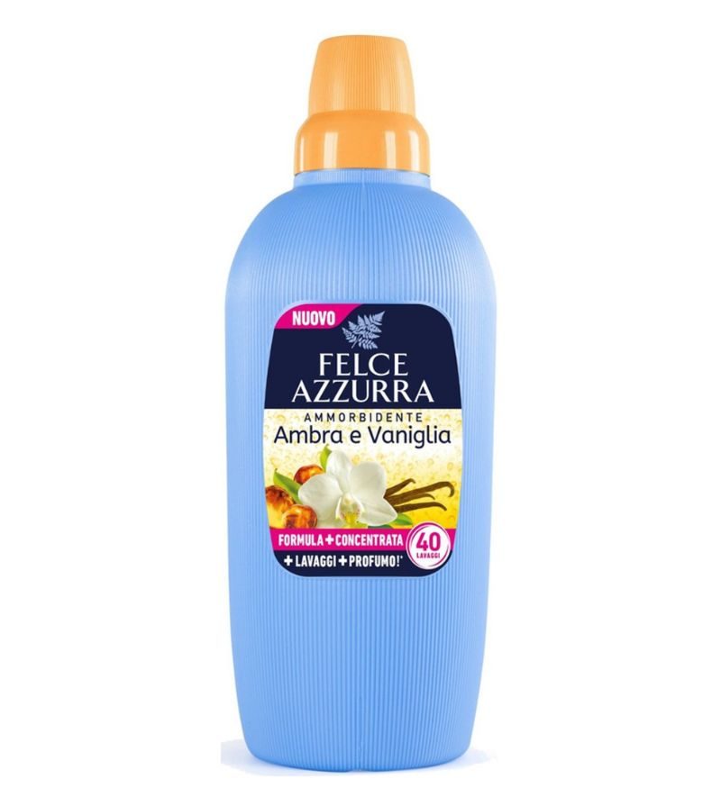 FELCE AZZURRA – Ammorbidente Ambra E Vaniglia – 40 Lav, 2 Lt