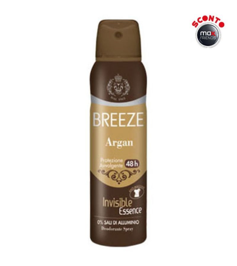 BREEZE – Deodorante Spray Argan – 150 Ml
